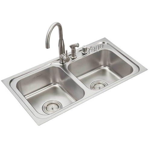 kitchen sink with tap